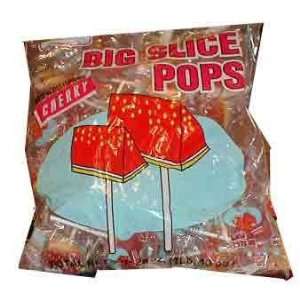 Big Slice Lollipops Cherry Flavor  Grocery & Gourmet Food