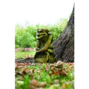   19 1/2 Fiber Stone Oscar Garden Statue   Verde Patio, Lawn & Garden