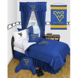 West Virginia Mountaineers Locker Room Comforter & Sheet Complete 