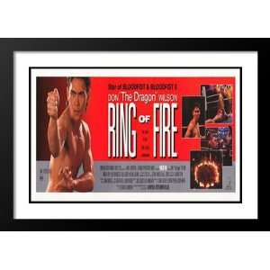  Ring of Fire 20x26 Framed and Double Matted Movie Poster 