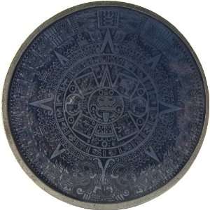  Pewter Aztec Calendar belt Buckle