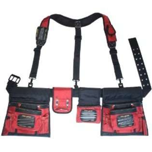   519 828 Magnetic Builders Tool Belt with Suspenders 