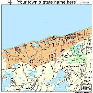  Street & Road Map of Brewster, Massachusetts MA   Printed 