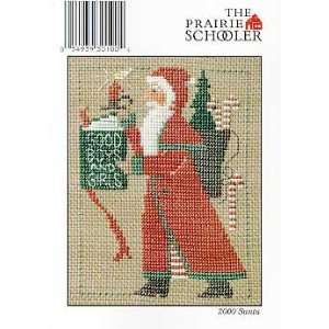    2000 Schooler Santa   Cross Stitch Pattern: Arts, Crafts & Sewing