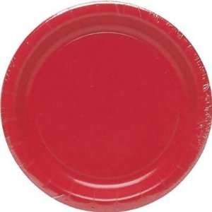  LUNCH PLATE 8 COUNT RED (Sold 3 Units per Pack 