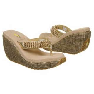 Womens Volatile Tinsel Gold Shoes 