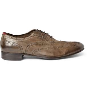 Paul Smith Shoes & Accessories Distressed Classic Leather Brogues  MR 