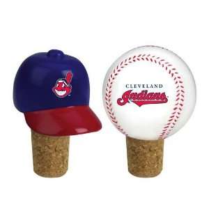 Cleveland Indians 1.75 Bottle Cork Set (Qty2)   MLB Baseball  