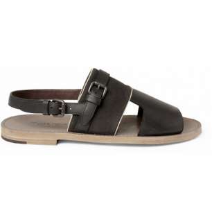 Shoes  Sandals  Sandals  Leather and Canvas Sandals