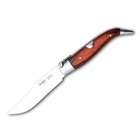 JB Outman Bonneval Red Wood Folder Stainless Blade Knife