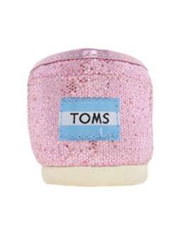 Pink Glitter Toms Shoes on Pink   Toms Pink Glitter Flat Shoes At Asos