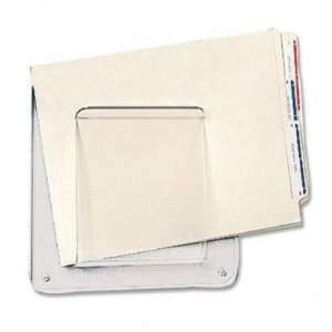  File/Chart Holder, 1 Compartment, 10x2x10 1/2, Clear 