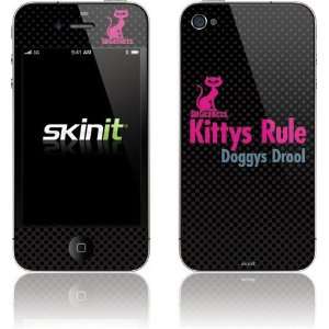  Kittys Rule Doggys Drool skin for Apple iPhone 4 / 4S 