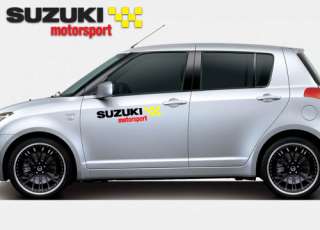 Suzuki Motorsport stickers   fit Suzuki Swift  