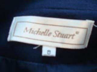 Womens Michelle Stuart Navy Blazer Size 8  
