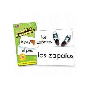  Flash Cards, Spanish, Picture Words, 96/BX   CARD,FLASH,SPANISH 