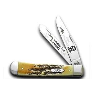 CASE XX Collectors Doc Holiday 1/600 Trapper Bone Stag Knife  