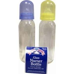  8 oz. Glass Nurser Bottle: Baby