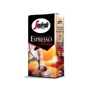  Segafredo ESPRESSO MOKA Ground Italian Coffee. Case 12 