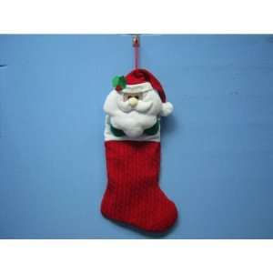   Home 21in Cable Knit Character Stockings   Santa 