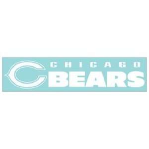  NFL Chicago Bears 4x16 Die Cut Decal: Sports & Outdoors