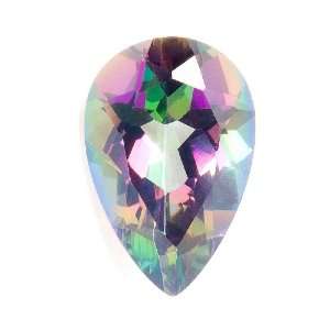 14x9mm Genuine Mystic Topaz Pear Faceted Gemstone AAA Grade   Pack of 