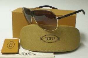TODS TODS TO07 TO7 07 GOLD 28G AUTH SUNGLASSES  