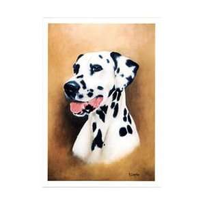  Dalmatian Fine Art Blank Greeting Card 