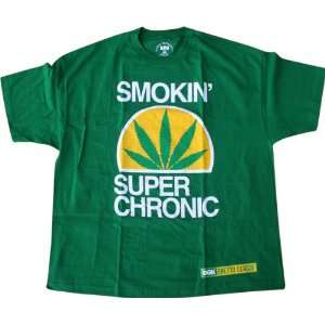  DGK T Shirt: Super Chronic [X Large] Kelly Green: Sports 