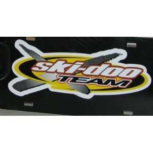 Skidoo X Team License Plate PLASTIC 