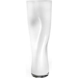  Squeeze White Large Crystal Vase: Kitchen & Dining