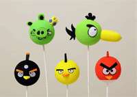 just search key words  *SET OF 5* Angry Bird Antenna Topper Balls 