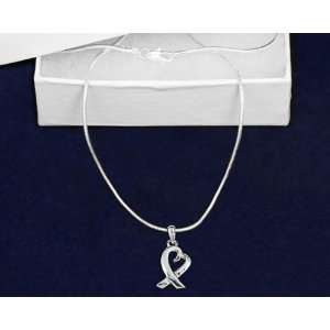   Ribbon Necklace  Heart Ribbon Necklace (Retail) 