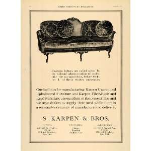  1918 Ad Couch S Karpen & Brothers Furniture Couch Sofa 