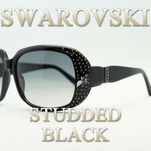 Swarovski Audrey SW13 01B Black Sunglasses New & Genuine  