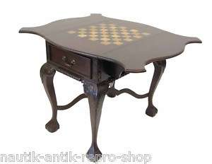 Spieltisch Schach Dame Mühle Brettspiel Tisch  