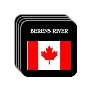  Canada   BERENS RIVER Set of 4 Mini Mousepad Coasters 