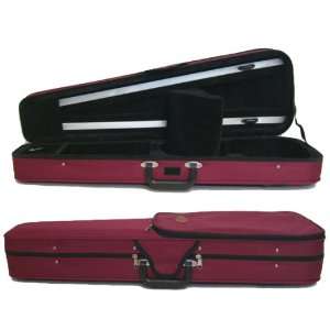  SKY Lightweight Shaped Violin Case 4/4 Size (Burgundy) Musical 