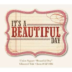 Lost & Found Union Square Die Cut Cardstock Title Beautiful Day 