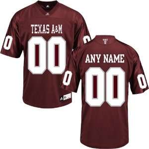   Texas A&M Aggies Custom Football Jersey  Maroon