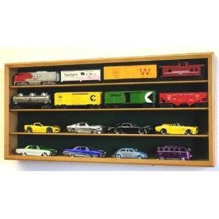  O Scale Train Display Case Cabinet Wall Rack w/ UV 