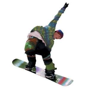 Snowboard Snow Boarding Action Wall Mural:  Home & Kitchen