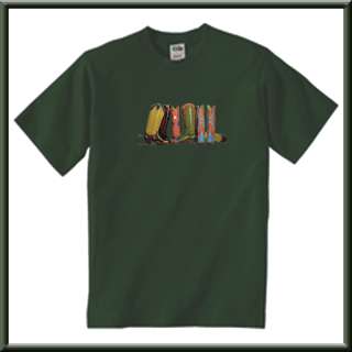 Forest green t shirts are available in sizes S   5X.