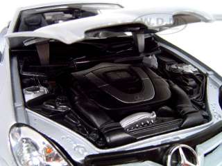  diecast model of Mercedes SLK 350 Silver die cast model car by Welly