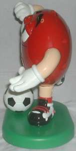 Red Soccerball Player Candy Dispenser  