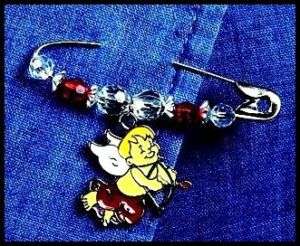Valentine Cherub Charm Pin Bead Jewelry Kit ABCraft  
