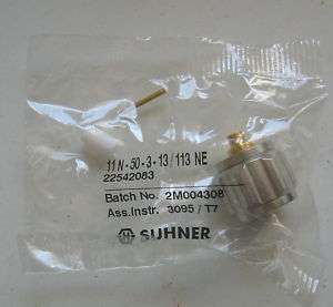 SUHNER 11N 50 3 13/113NE Coaxial Cable Connector N Type  