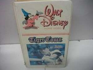 Walt Disney white claim VHS TIGER TOWN Baseball  