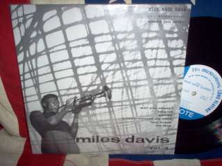 Miles Davis Vol 3 5040 Blue Note 10inch LP  