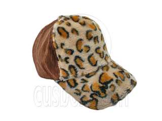 Cheetah Leopard Jaguar Baseball Plush Corduroy Cap Different Colours 